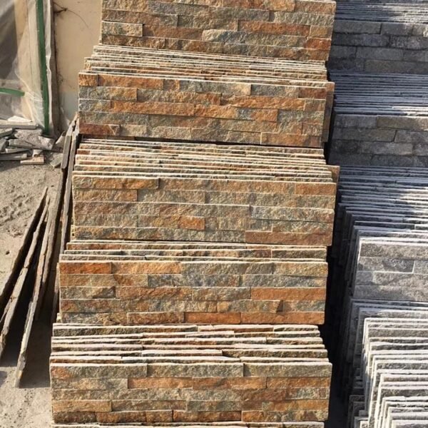 Rusty Quartzite Ledgerstone wall cladding
