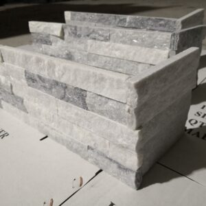 Modern silver gray corner featuring elegant design elements