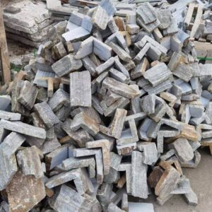 Stylish modern stacked stone wall panel in elegant colors