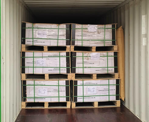 A visually appealing stacked stone container showcasing natural stone textures.