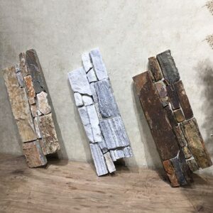 Stylish Z-shaped stone wall panels for modern design