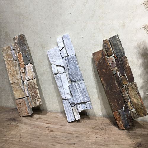 Stylish Z-shaped stone wall panels for modern design