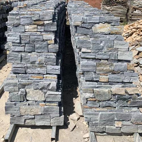 Elegant modern exterior design featuring stone cladding