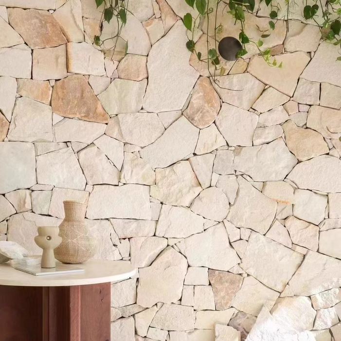 High-quality natural loose stone cladding for exterior and interior decor